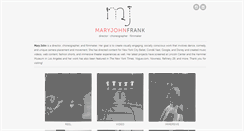 Desktop Screenshot of maryjohnfrank.com