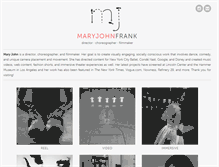 Tablet Screenshot of maryjohnfrank.com